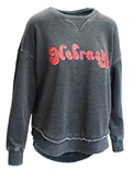 Womens Huskers Groovy Pullover
