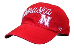 Womens Nebraska Adjustable Cleanup Cap