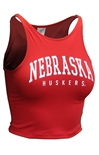 Womens Nebraska First N 10 Crop