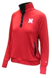 Womens Nebraska Kingpin Quarter Snap Jacket