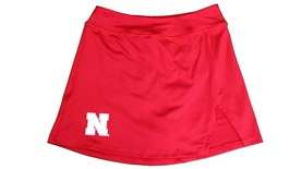 Womens Nebraska V Notch Mini Skirt