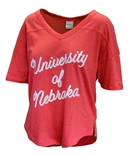 Womens University Of Nebraska Assent Top