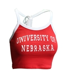 Womens University Of Nebraska Halter Top