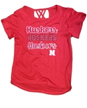 Youth Girls Huskers Huskers Huskers Strappy Tee