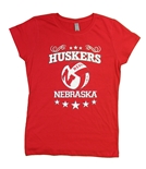 Youth Husker Volleyball Stars Tee