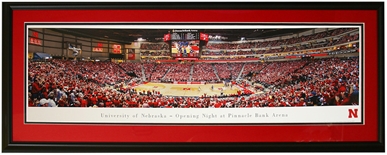 Deluxe Framed Opening Night Basketball at Pinnacle Arena